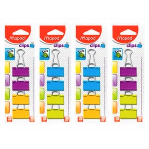 Bindercsipesz 32mm Maped színes 4db-os Irodai kiegészítők MAPED 036100