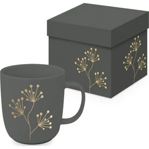Bögre porcelán 0,35l dobozban, Pure Gold Berries Grey