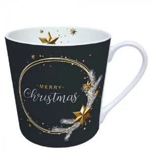 Bögre porcelán Ambiante Wishing Ring Black 3dl porcelánbögre