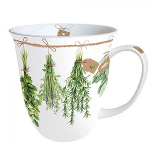 Bögre Porcelán 0,4l Fresh herbs