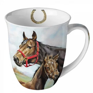 Bögre porcelán Ambiante Horse Love 4dl porcelánbögre