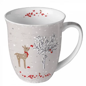 Bögre porcelán Ambiante Sniffing Deer 4dl porcelánbögre