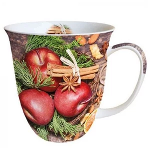 Bögre porcelán Ambiante Winter Apples 4dl porcelánbögre