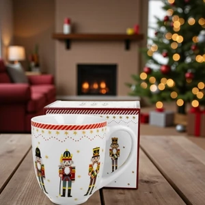 Bögre porcelán 1000ml dobozban, Christmas Nutcracker