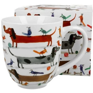 Bögre porcelán 1000ml dobozban, Long dogs