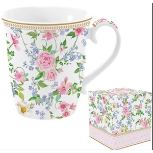 Bögre Porcelán 2,7dl Garden Joy dobozban