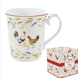 Bögre Porcelán 2,7dl Country Life