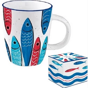 Bögre Porcelán 3,5dl Sardine's Party dobozban
