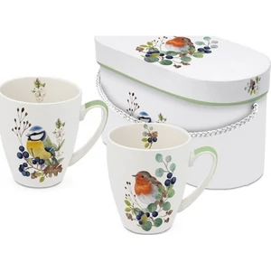 Bögre Porcelán 3,5dl Deux Oiseaux 2db-os dobozban