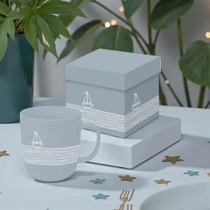 Bögre porcelán 3,5dl dobozban,Pure Sailing blue