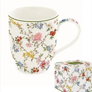 Bögre Porcelán 3,5dl Garden Dreams dobozban