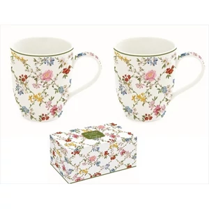 Bögre Porcelán 3,5dl Garden Dreams 2db-os dobozban