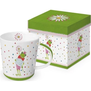 Bögre Porcelán 3,5dl Happy Frog dobozban
