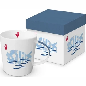 Bögre Porcelán 3,5dl Poisson Fish Pesce dobozban