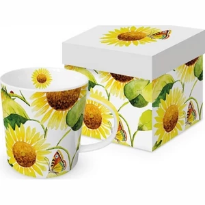 Bögre Porcelán 3,5dl Sunflowers dobozban