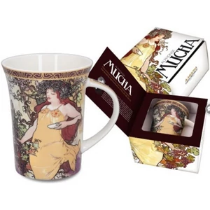 Bögre porcelán 400ml Mucha:Ősz