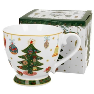 Bögre porcelán 430ml dobozban, Around Christmas Tree