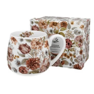 Bögre Porcelán 4,3dl Pastel Flowers White dobozban