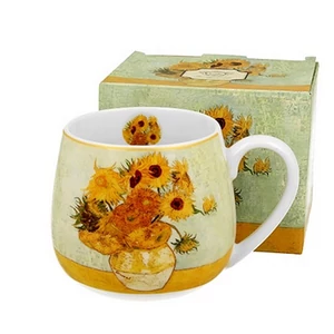 Bögre porcelán 4,3dl Van Gogh:Napraforgók dobozban