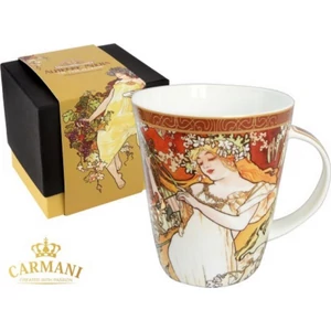 Bögre porcelán 450ml Mucha: Tavasz