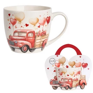 Bögre porcelán 460ml Car díszcsomagolásban