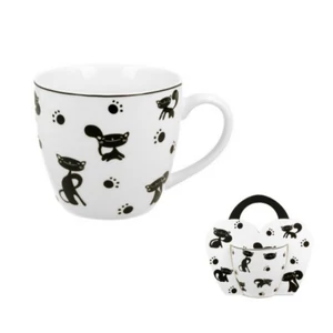 Bögre Porcelán 4,6dl Koty Czarne dobozban