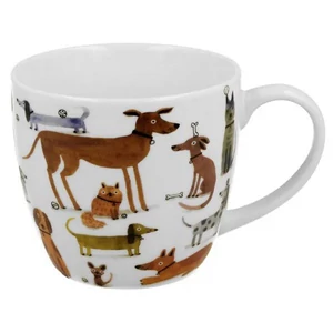 Bögre porcelán 460ml Various Dogs díszcsomagolásban