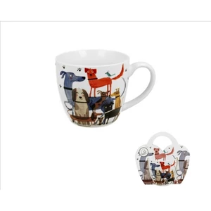 Bögre Porcelán 4,6dl Dog walk dobozban
