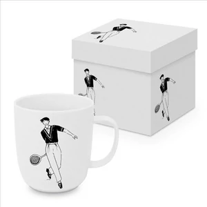 Bögre Porcelán 4dl Atelier Tennis 4db-os dobozban