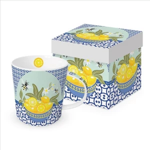 Bögre Porcelán 4dl Malaga dobozban