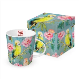 Bögre Porcelán 4dl Perruches dobozban