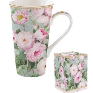 Bögre Porcelán 6dl Roses in Bloom dobozban