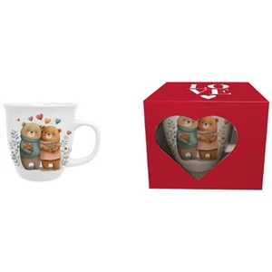 Bögre porcelán 650ml dobozban, Bears 2