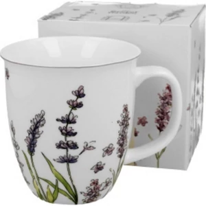 Bögre porcelán 650ml dobozban,Classic Lavender