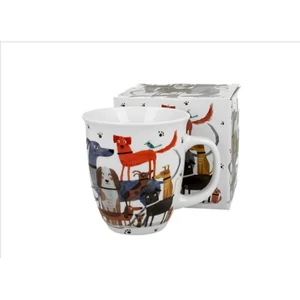 Bögre Porcelán 6,5dl Dog walk dobozban