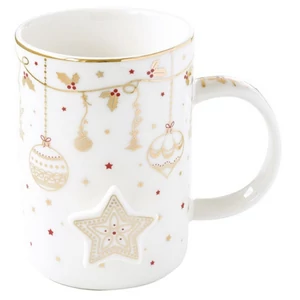 Bögre Porcelán karácsonyi 3,7dl Christmas Lights dobozban