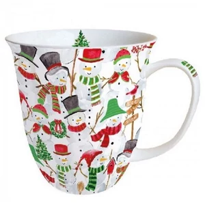 Bögre porcelán Ambiante Snowman Party 4dl porcelánbögre