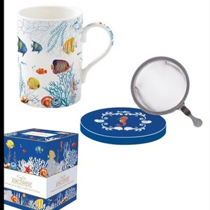 Bögre Porcelán 3,5dl Aquarium Atmosphere dobozban