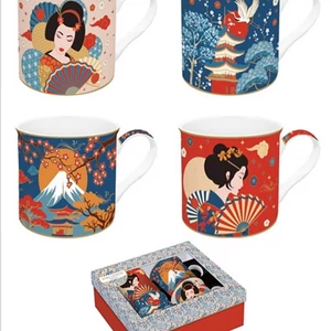 Bögre szett porcelán 3dl Atmosphere, Tokyo 4db-os dobozban
