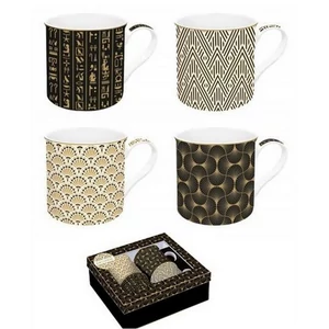 Bögre szett Porcelán 3dl Atmosphere Egyptology 4db-os dobozban