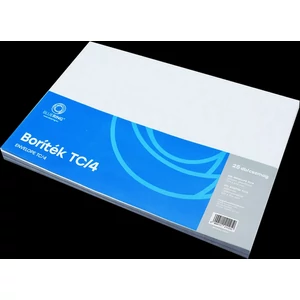 Boríték 1 TC/4 szilikon fehér bélésnyomott 229x324mm 25db/csom