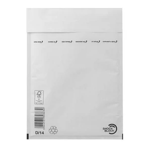 Boríték légpárnás W4/D14 fehér 200x275 mm külméret, 180x265 mm belméret 100db/doboz