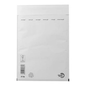 Boríték légpárnás W6/F16 fehér 240x350 mm külméret, 220x340 mm belméret 100db/doboz