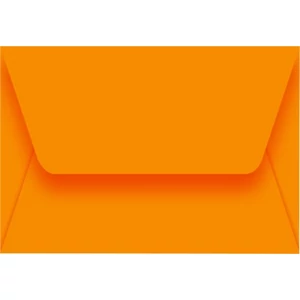 Boríték névjegy neon narancs enyvezett 73x114mm