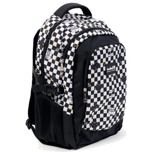 Budmil hátizsák 26' Fekete-Fehér Kockás 33x46x21cm 10110149/S103