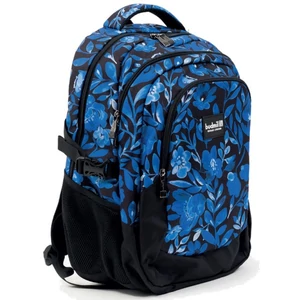Budmil hátizsák 26' Kék-Fekete Mintás 33x46x21cm 10110149/S95