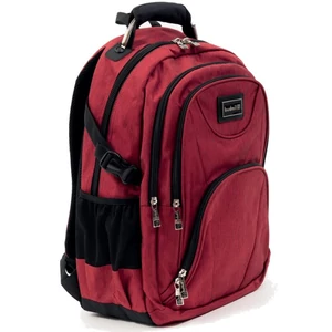 Budmil ovális hátizsák 26' Bordó Melanzs 33x49x21cm 10110181/S62