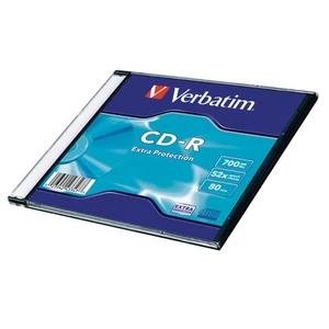 CD-R Verbatim 700MB 52x vékony tokos CDV7052V1DL