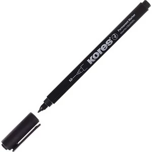 Alkoholos CD marker Kores 1mm fekete Írószerek KORES 22100