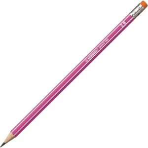 Ceruza 2B Stabilo Pencil 160 hatszögletű rózsaszín - radíros Stabilo grafitceruza 2160-01/2B